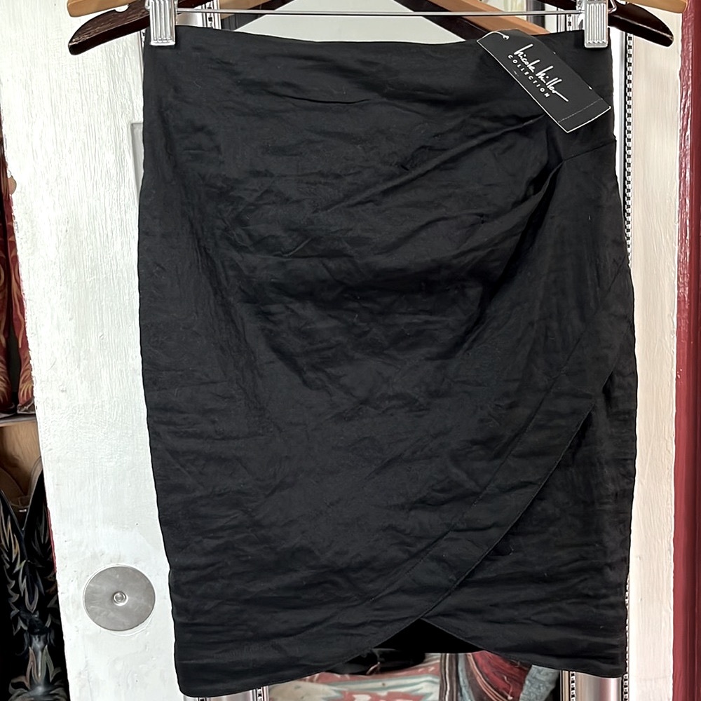 Black/Charcoal Nicole Miller Pencil Skirt - new with tags